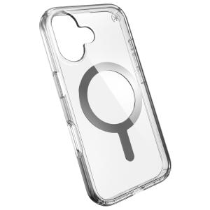 Speck Presidio Perfect Clear + MS Apple iPhone 16 Clear - with Microban