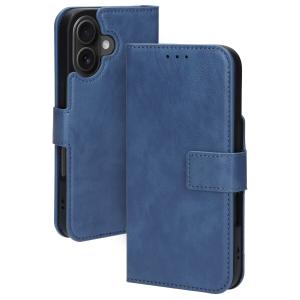 Mobiparts Classic Wallet Case Apple iPhone 16 Steel Blue (MagSafe Compatible)